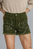 Paint Splatter Shorts