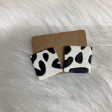 Cow Print Earrings