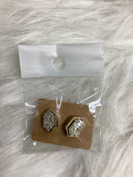 Druzy Stud Earrings