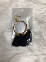 Large Fringe Hoop Earrings