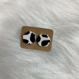 Cow Print Earrings