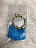 Large Fringe Hoop Earrings