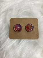 Druzy Stud Earrings