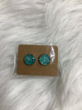 Druzy Stud Earrings