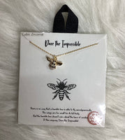 Bumble Bee Charm Necklace