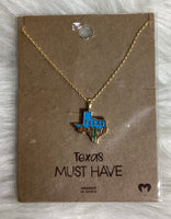 Texas State Pendant Necklace