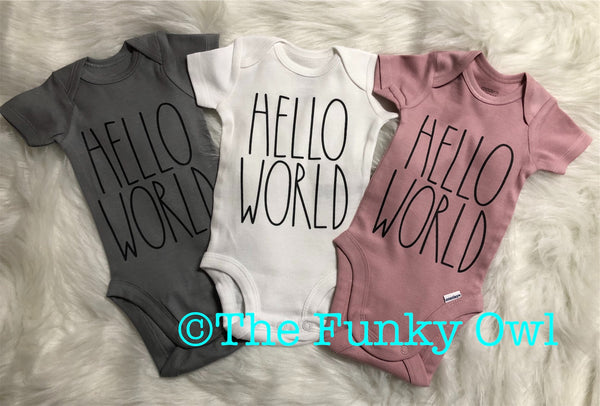 Hello World Onesie