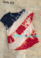 Tie Dye Flag Shirt