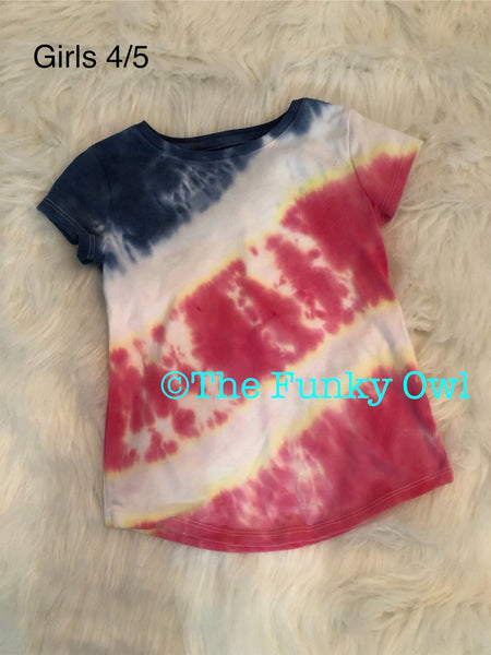 Oopsie....Tie Dye Flag Shirts
