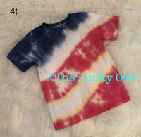 Tie Dye Flag Shirt