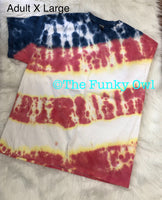 Tie Dye Flag Shirt