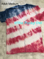 Tie Dye Flag Shirt